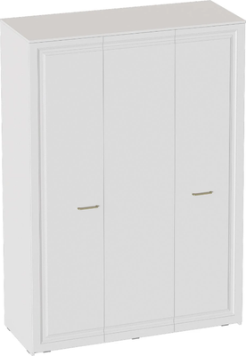 Шкаф Мебельград Манхеттен 3-х дверный (белый аляска/айс)