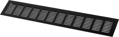 Решетка вентиляционная AKS 480x80 (алюминий, черный)