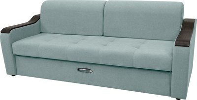 Диван Сириус Лидер-3 ППУ (Eva 25 велюр светло-зеленый)