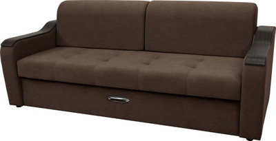 Диван Сириус Лидер-3 ППУ (Eva 27 велюр коричневвый)
