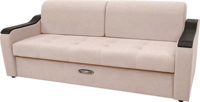 Диван Сириус Лидер-3 НПБ (Eva 01 велюр белый)