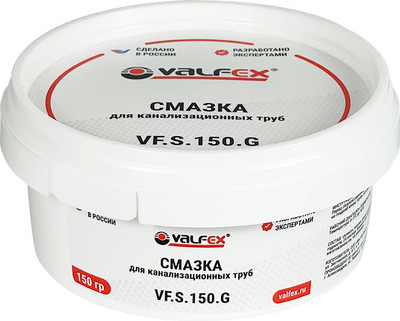 Смазка техническая Valfex Для канализационных труб Valfex VF.S.150.G (150г)