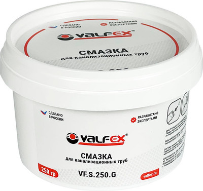 Смазка техническая Valfex Для канализационных труб VF.S.250.G (250г)