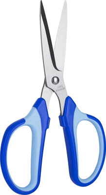 Ножницы канцелярские Deli 6001 (синий/серый)
