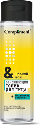 Тоник для лица Compliment Сияние и ровный тон Обновляющий (250мл)