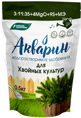 Удобрение Акварин Для Хвойных культур (0.5кг)