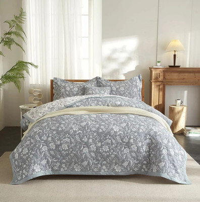 Набор текстиля для спальни Arya Маche (250x260, серый)