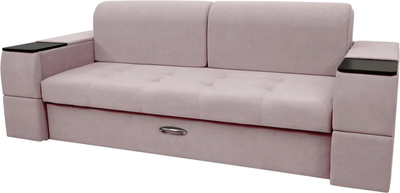 Диван Сириус Лидер-13 НПБ 225x110 (Eva 12 велюр светло-бежевый)