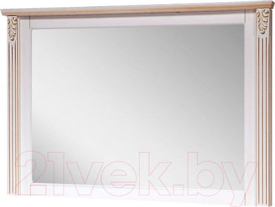 Зеркало ФорестДекоГрупп Бьянка / ГН010-12 (белый)