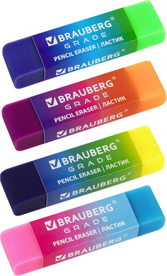 Набор ластиков Brauberg Grade / 271344 (4шт)