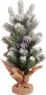 Ель искусственная Золотая сказка Заснеженная с шишками / 592011