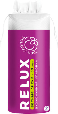 Ватные диски Relux 80шт