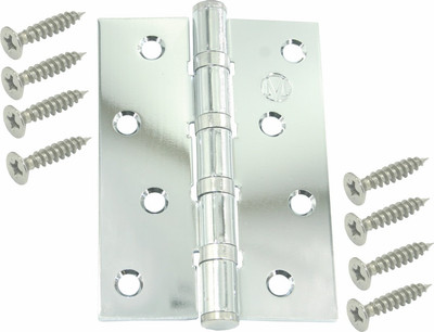 Петля дверная Металлист ПН5-100 (хром блестящий)