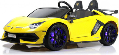Детский автомобиль RiverToys Lamborghini Aventador SVJ A111MP (желтый)