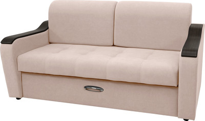 Диван Сириус Лидер-3 ППУ 185x110 (Eva 01 велюр белый)