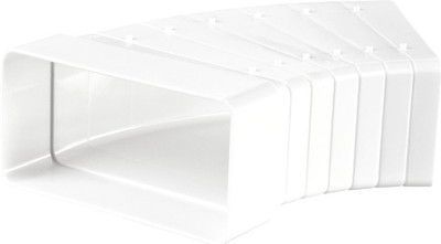 Колено воздуховода Семь ветров Горизональное универсальное 204x60 / 82810