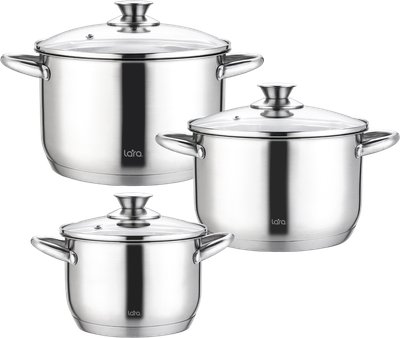 Набор кастрюль Lara Афина LR02-128