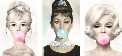 Постеры Citydecor Дамочки 2 (3шт, 40x60)