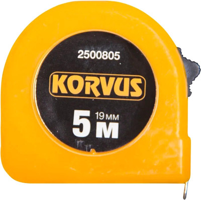 Рулетка Korvus 5мx19мм / 8194