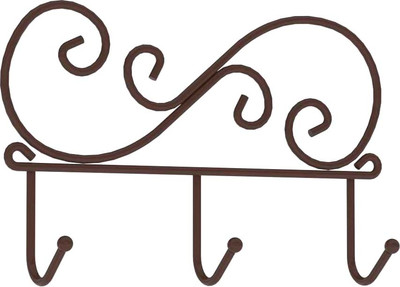 Вешалка для одежды ЗМИ Кружева 3 / ВН 275 (коричневый)