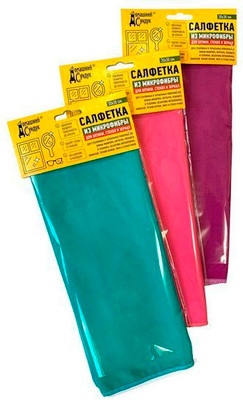 Салфетка хозяйственная Домашний Сундук для оптики, стекол и зеркал / ДС-259