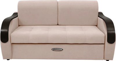 Диван Сириус Лидер-6 ППУ 185x110 (Eva 01 велюр белый)