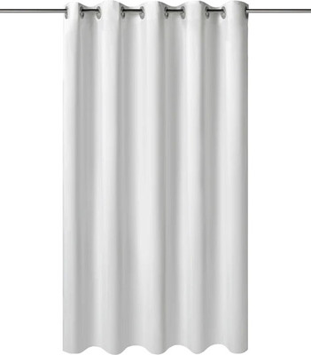 Шторка-занавеска для ванны Home One Linen 200х200 / 428415 (белый)