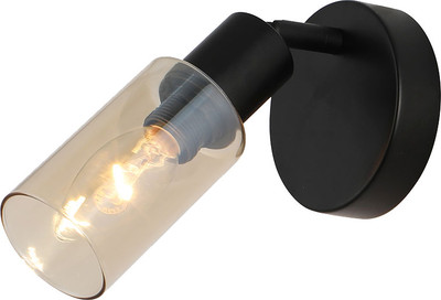 Бра ESCADA 10172/1A (черный/янтарь)