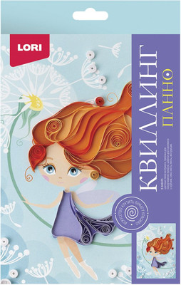 Набор для творчества Lori Квиллинг. Панно картина 3D. Фея / Квл-038