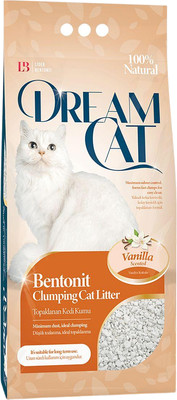 Наполнитель для туалета Dream Cat Бентонитовый Vanilla (10л)