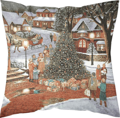 Подушка декоративная Samsara Home Елка у церкви 4040Нг-4а