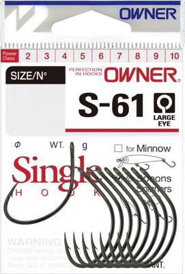 Набор крючков рыболовных Owner S-61 BC №3/0 / 51576-3-0 (7шт)