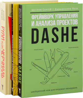 Набор нехудожественных книг Рипол Классик Фреймворк упр. и анализа проектов DaShe. Интеллект-й маркетинг (Медведев Дмитрий, Огарков Алексей, Щеглов Сергей)