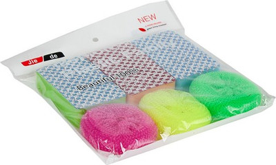 Набор губок для мытья посуды Market Union OE4991 (6шт)