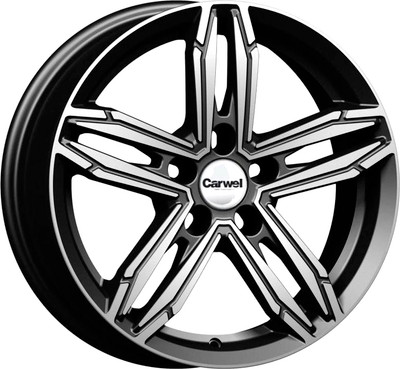 Литой диск Carwel Нева 16x6.5" 5x108мм DIA 63.35мм ET 50мм AB