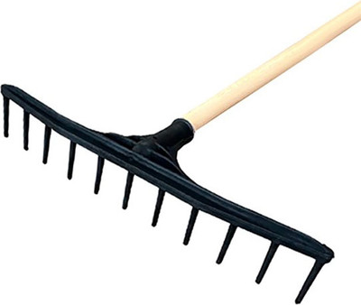 Грабли ЧистоОпт Сенные пластмассовые 11 зубьев (с черенком)