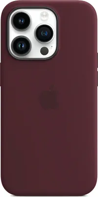 Чехол-накладка Bingo Silicone Case для Apple iPhone 15 Pro (бордовый)