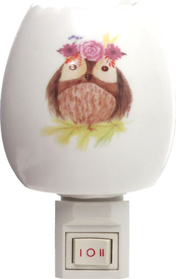 Ночник Risalux Тетушка сова / 10553439 (белый)