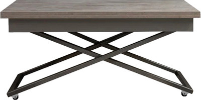 Стол-трансформер Levmar Apollo D51/S59 (бетон/серебро)