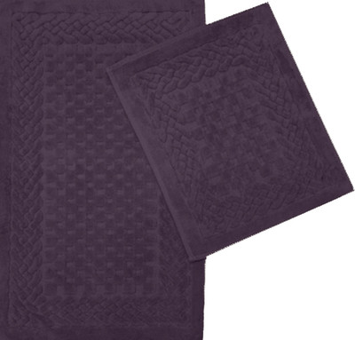 Набор ковриков для ванной и туалета Karven Zerguven / KV 111 (Mor/фиолетовый)