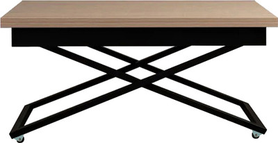 Стол-трансформер Levmar Apollo D31/S53 (выбеленный дуб/черные опоры)