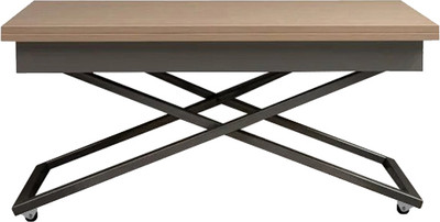 Стол-трансформер Levmar Apollo D31/S59 (выбеленный дуб/серебро)