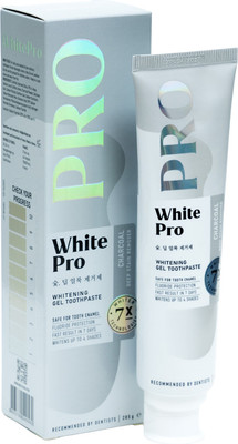 Зубная паста VO7 White Pro с древесным углем против глубоких пятен на эмали (205г)