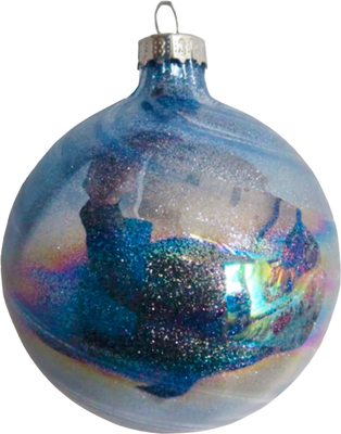 Шар новогодний GreenTerra 5921-1 (8см)