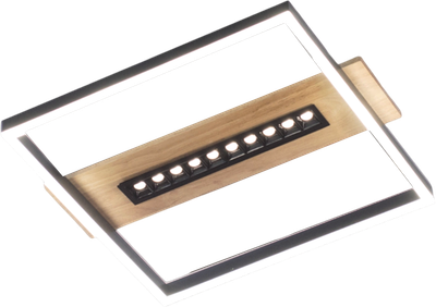 Потолочный светильник Aitin-Pro H9415/400 (черный/дерево)