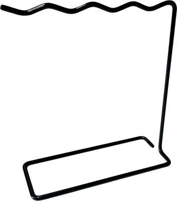 Подставка для типс ОМурМебель металлическая волнистая (черный)