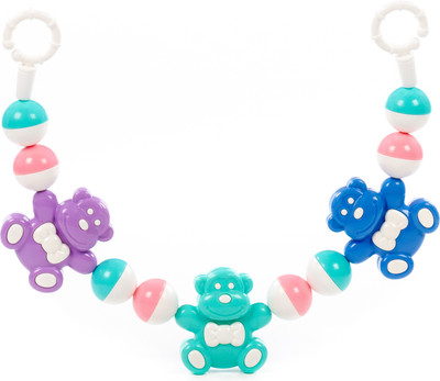 Подвеска на кроватку Полесье Смешные обезьянки / 24477 (синий/бирюзовый/сиреневый)