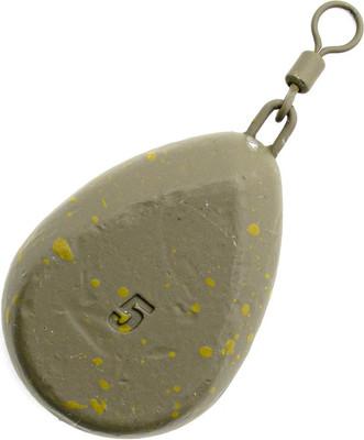 Грузило рыболовное Korda Flat Pear Swivel / FPS5