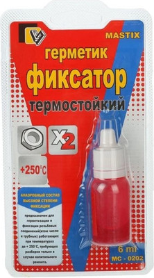 Фиксатор резьбы Mastix Высокотемпературный МС 0202 (6мл)