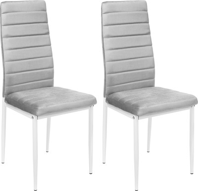 Набор стульев Mio Tesoro Джия DC-060KD (2шт, светло-серый/белый)